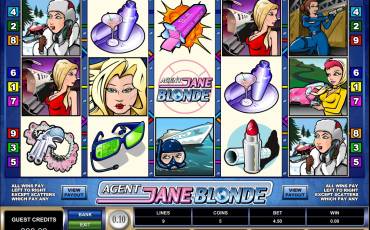 Игровой автомат Agent Jane Blonde