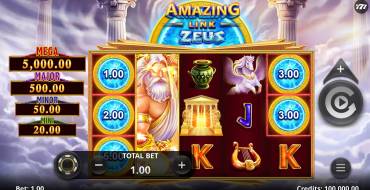 Amazing Link Zeus: Игровой автомат