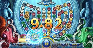 Orbs of Atlantis: Multiplier при выигрыше