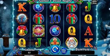 Santa's Wild Night: Игровой автомат